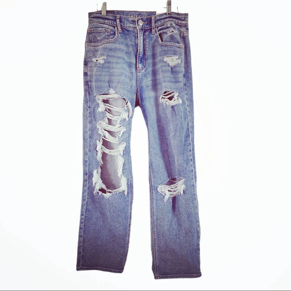 NWT American Eagle Stretch Highest Rise 90s Boyfriend Jeans